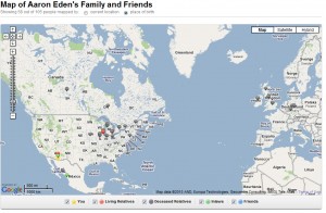 Eden Family Map